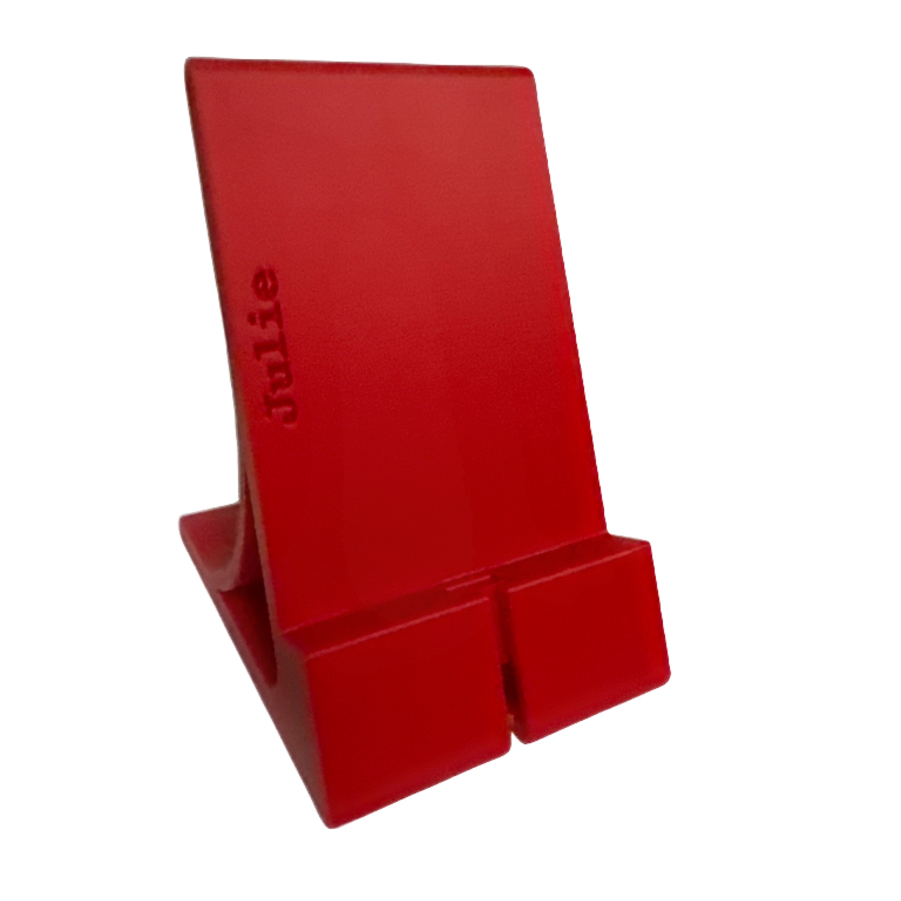 This phone stand offers hands-free viewing with universal compatibility for most devices. It features built-in cable management and comes in a variety of colors to suit your style.