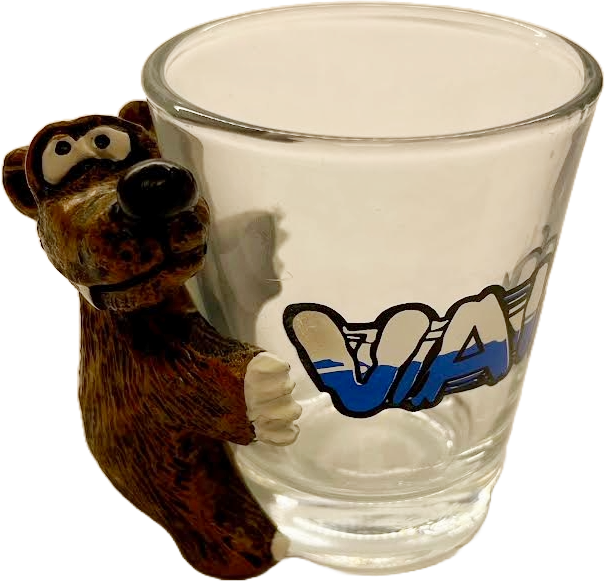 Hugging Bear Vail Shot Glass