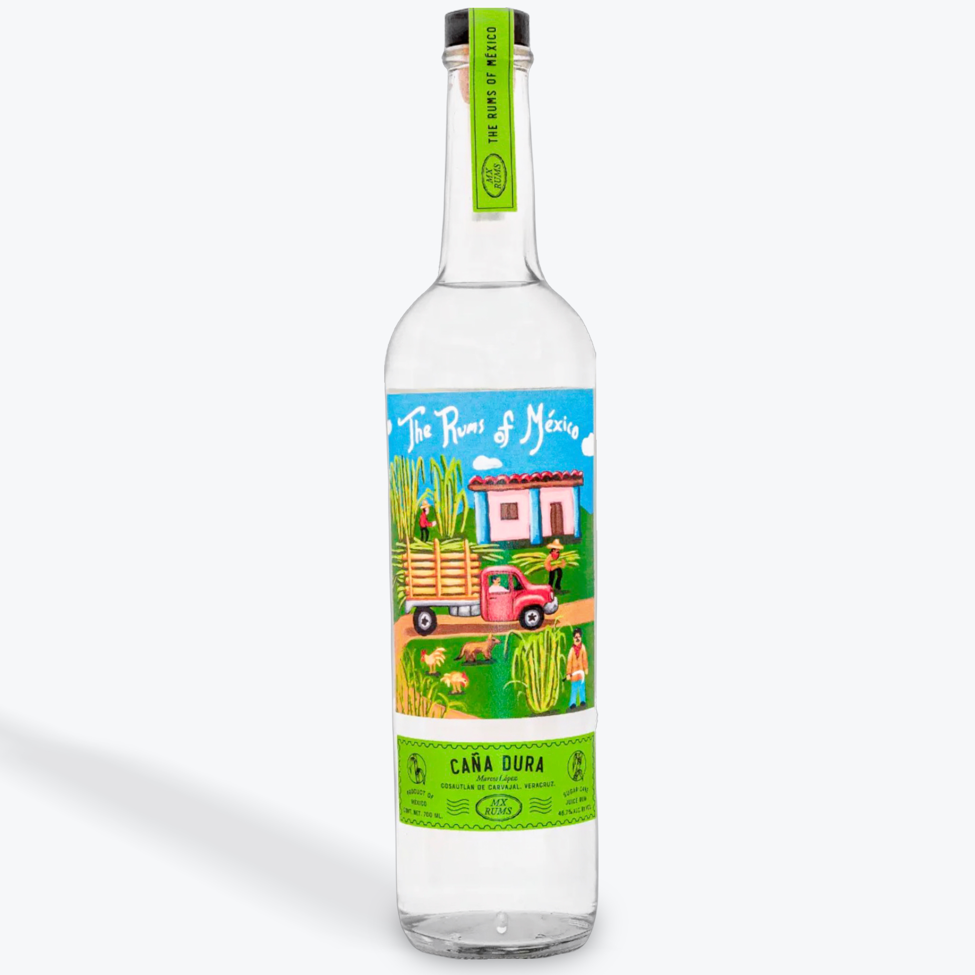 The Rums of Mexico (700 ml) Cana Dura Rum, Veracruz (93.4 proof)