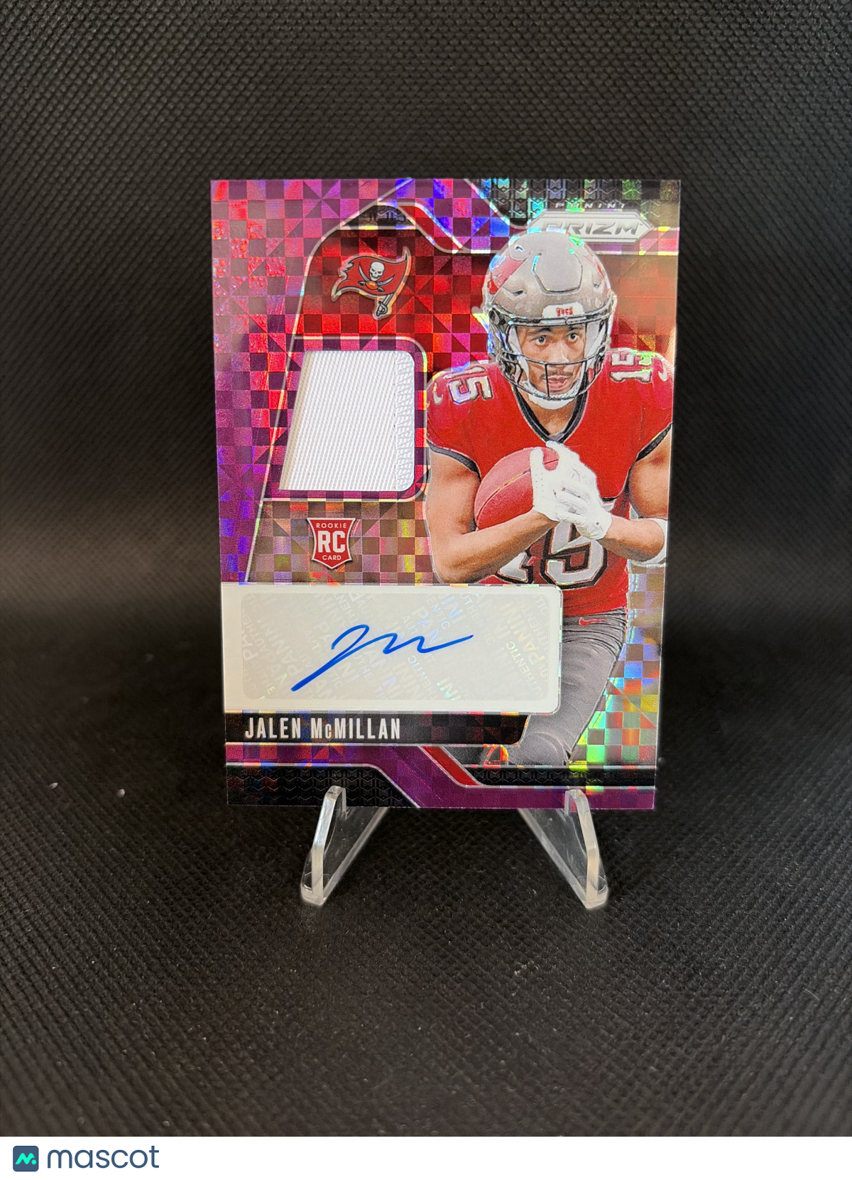 2024 Panini Prizm Jalen McMillan Purple Power Prizm RPA /49