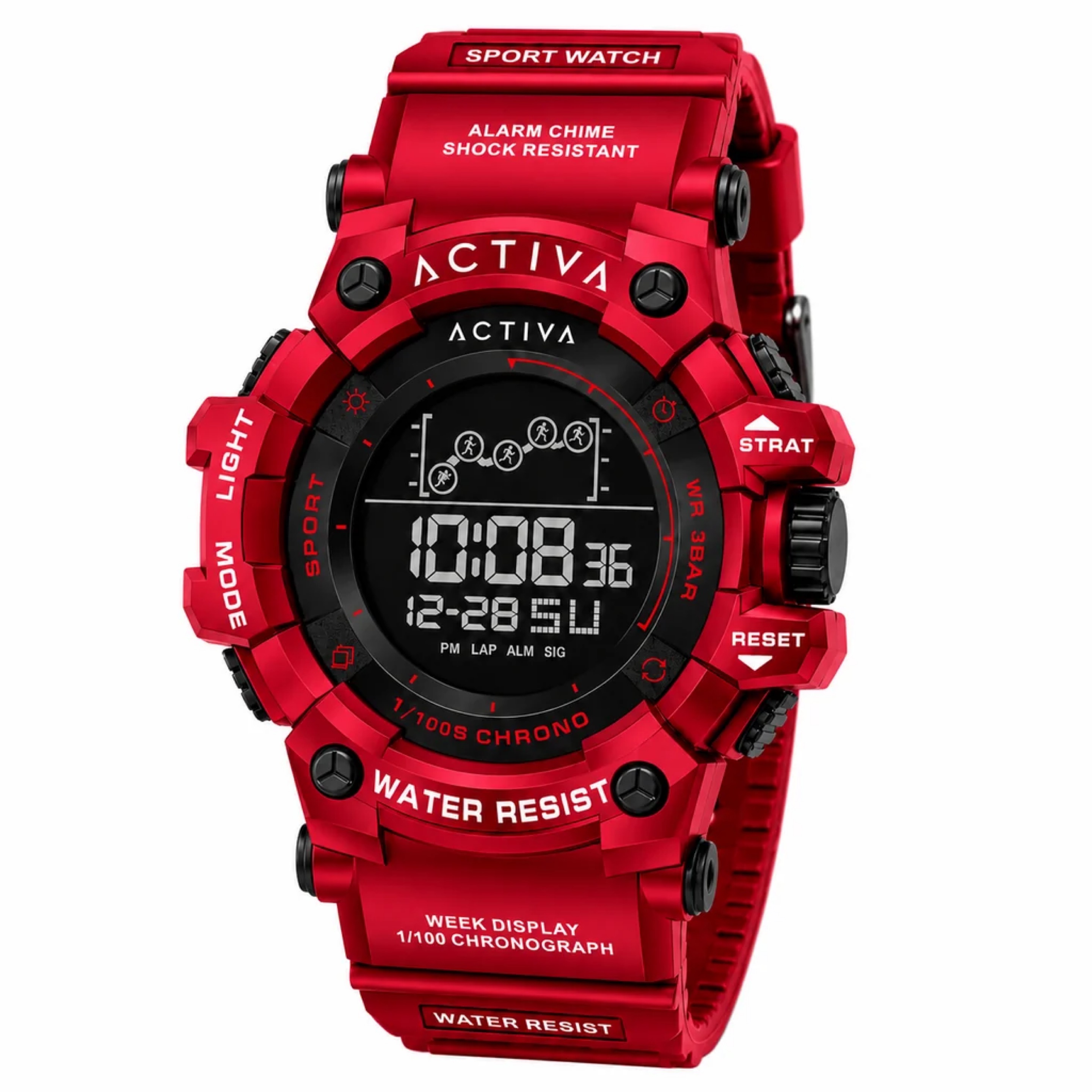 Invicta / Activa  DIGITAL ESSENTIALS - Digital Watch - 50mm (Red / Black)