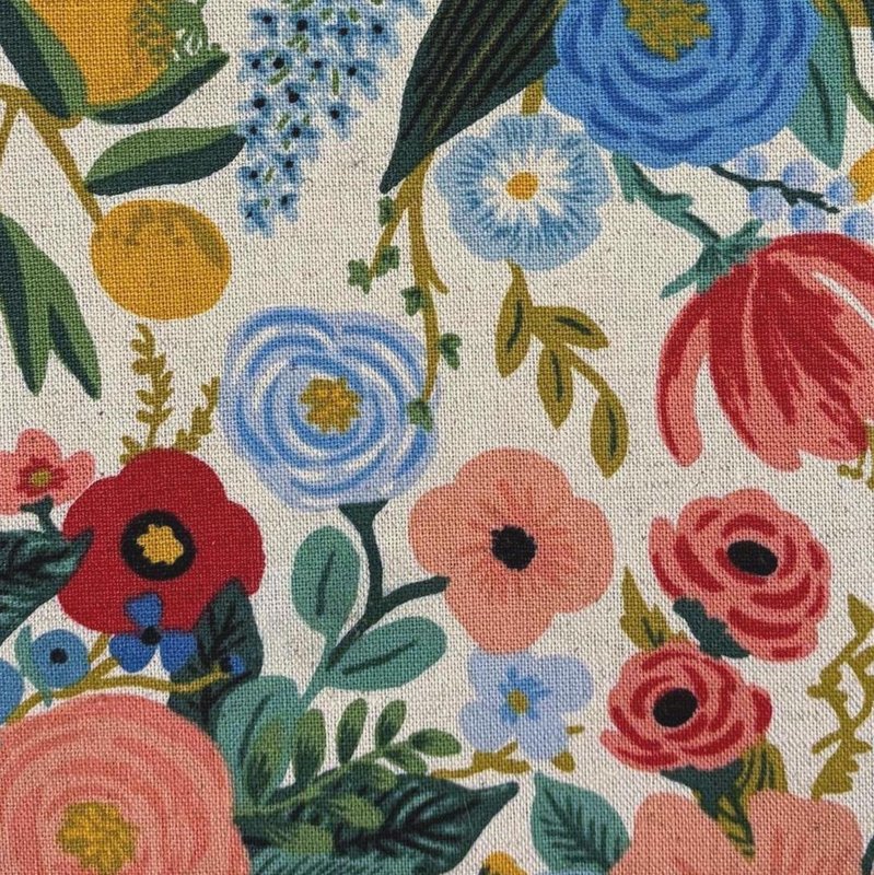 Rosy Florals on Cream