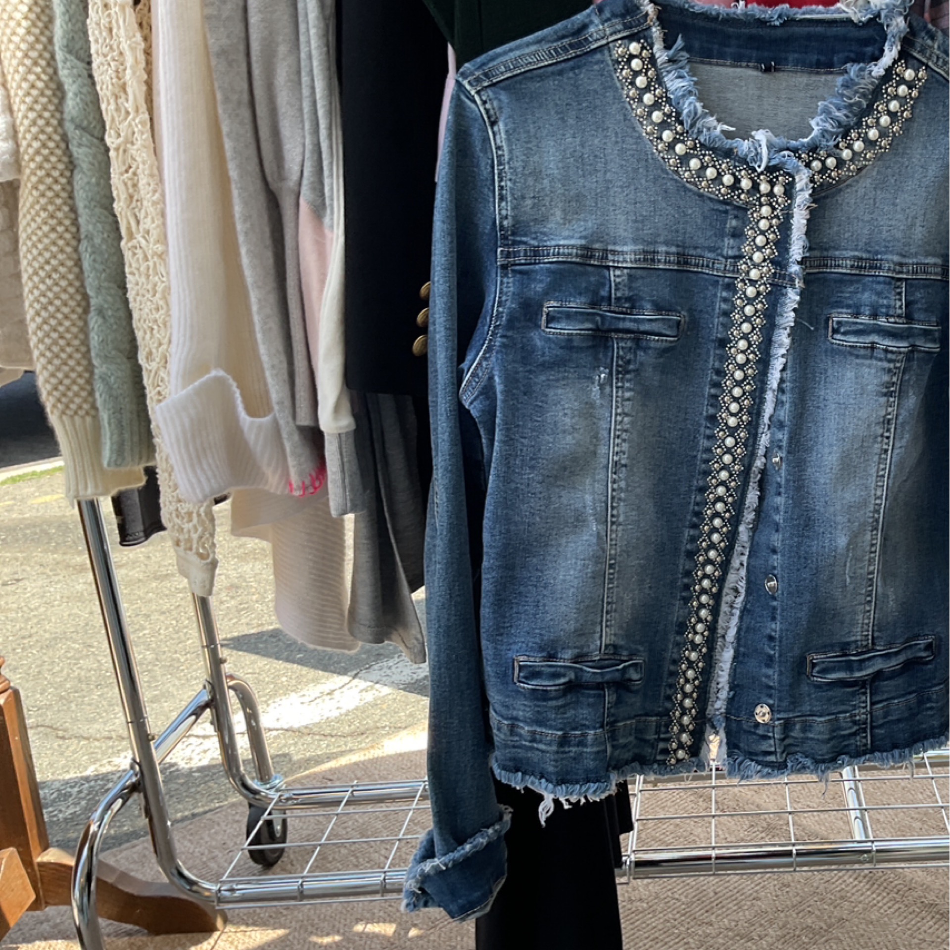 Pearl Denim Jacket (XL)