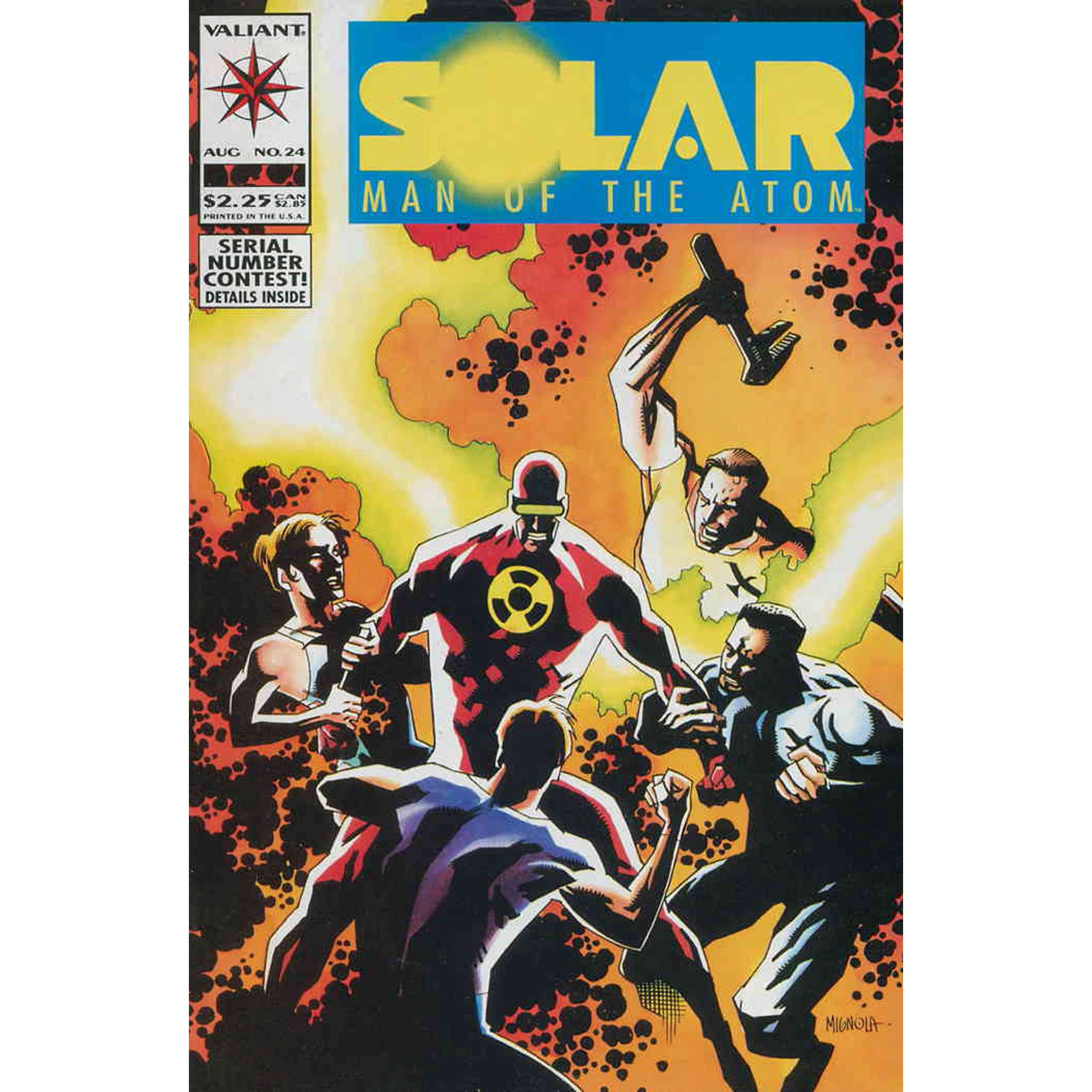 Valiant Solar Man of the Atom #24 August 1993