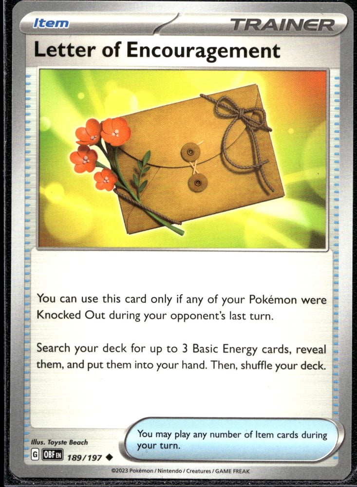 Letter of Encouragement - SV03 189/197