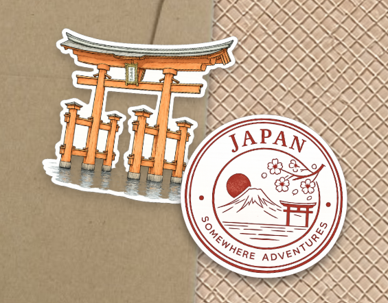 Mission 01 - JAPAN - Stickers