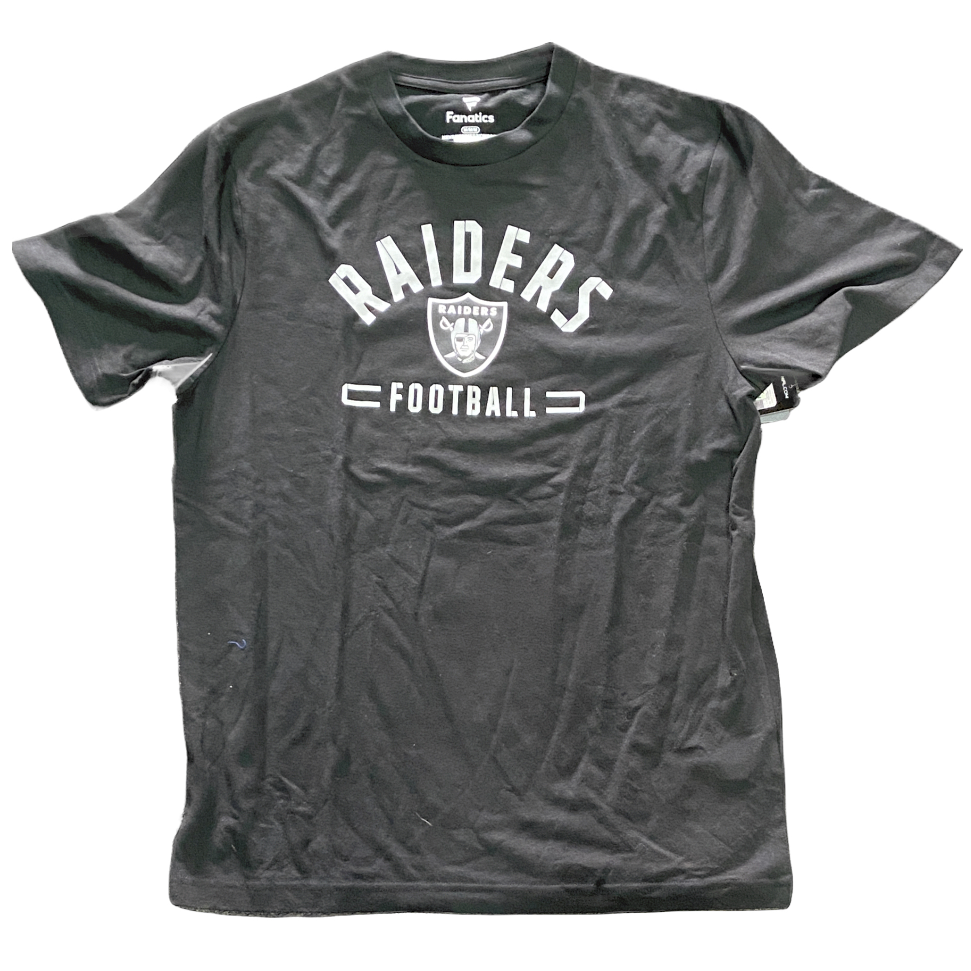 Las Vegas Raiders Black Soft Stencil Shirt