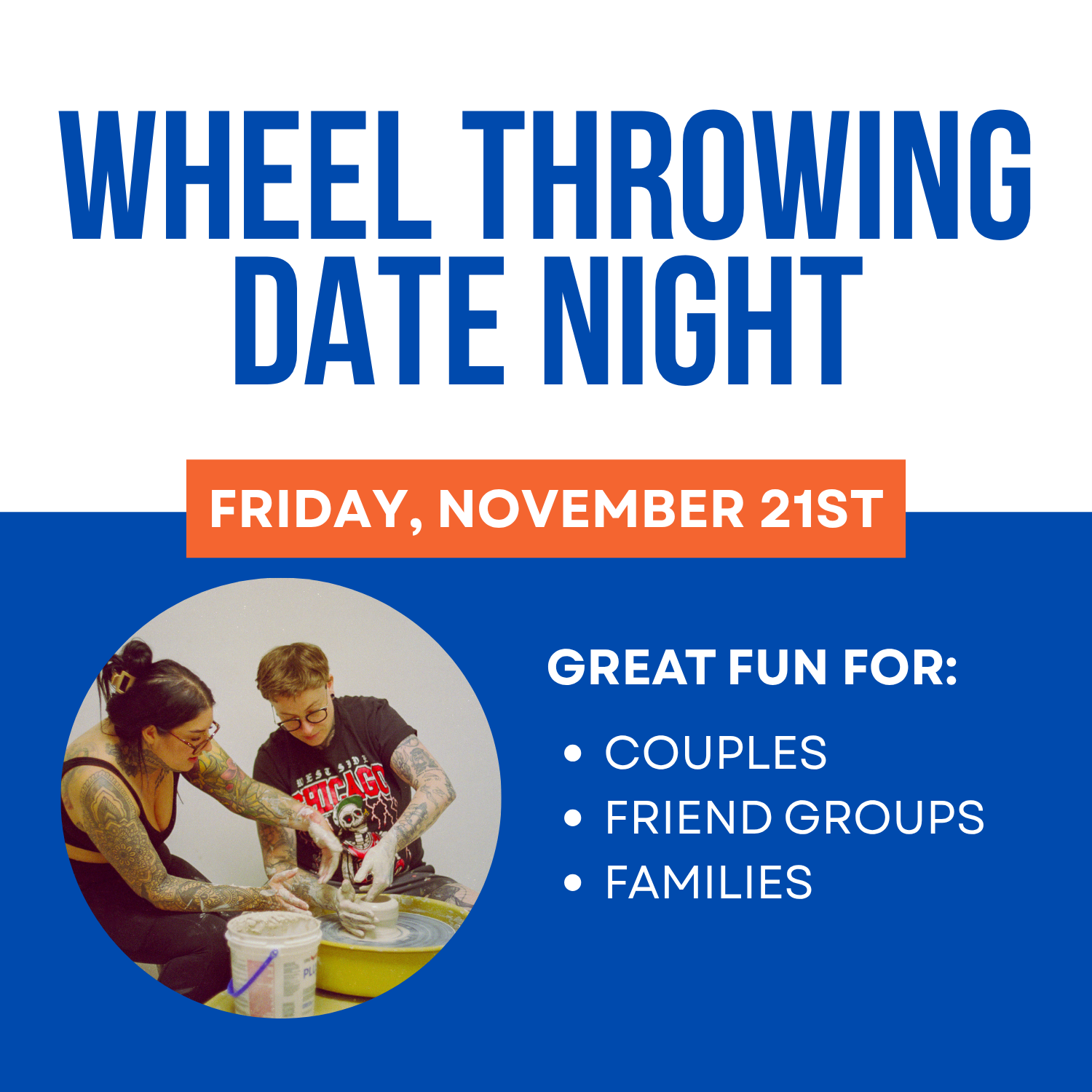 Pottery Date Night: Friday, November 21