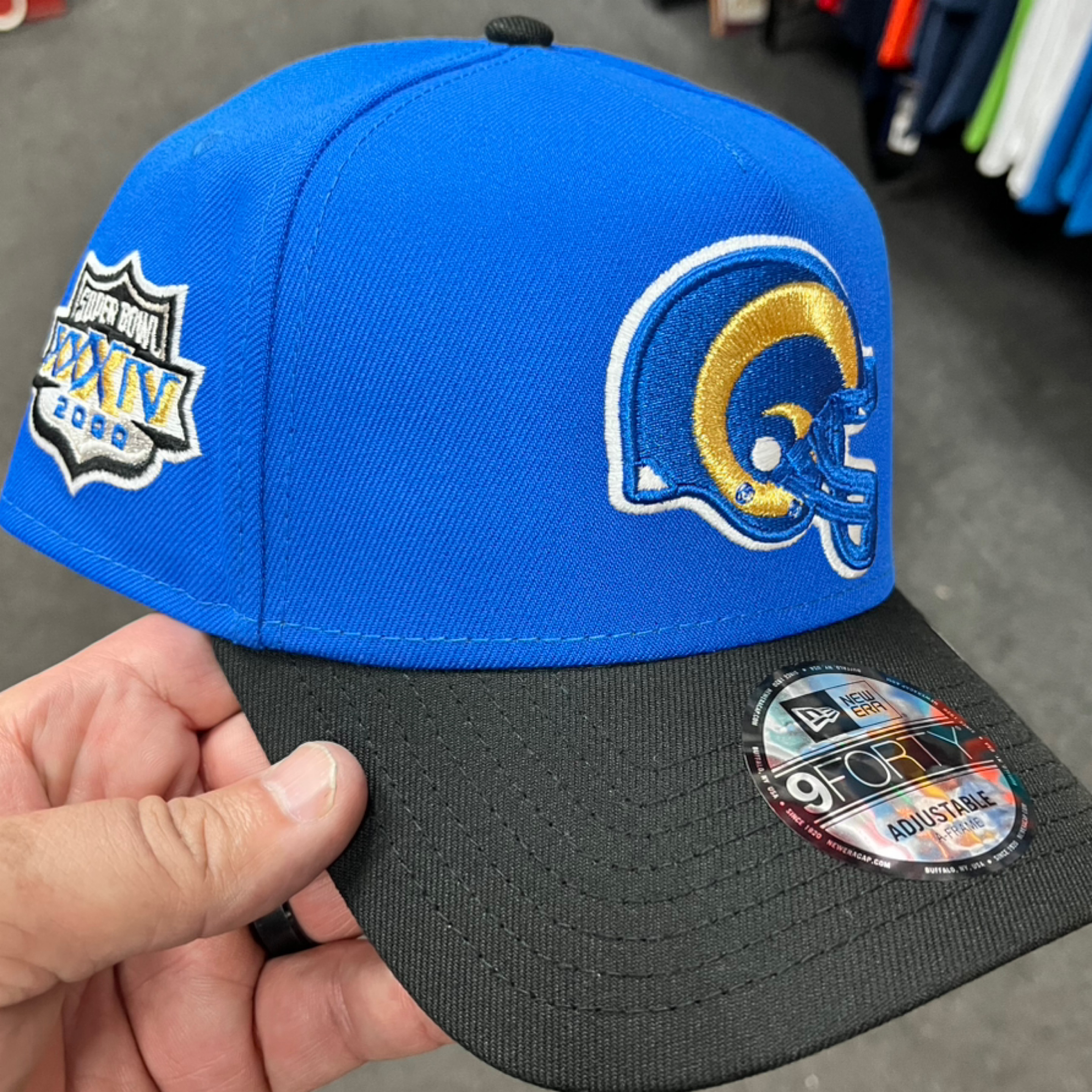 Los Angeles Rams 2000 Super Bowl New Era 9FIFTY Snapback Hat