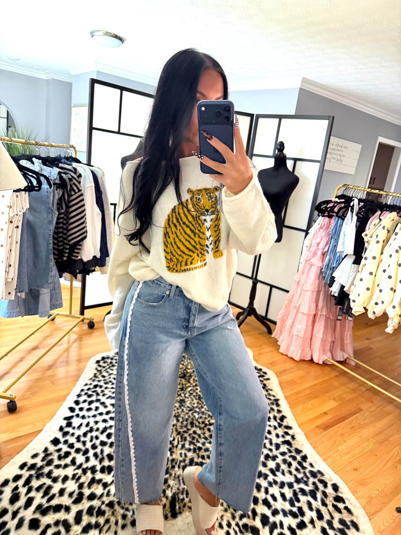 Lace Darling Jean