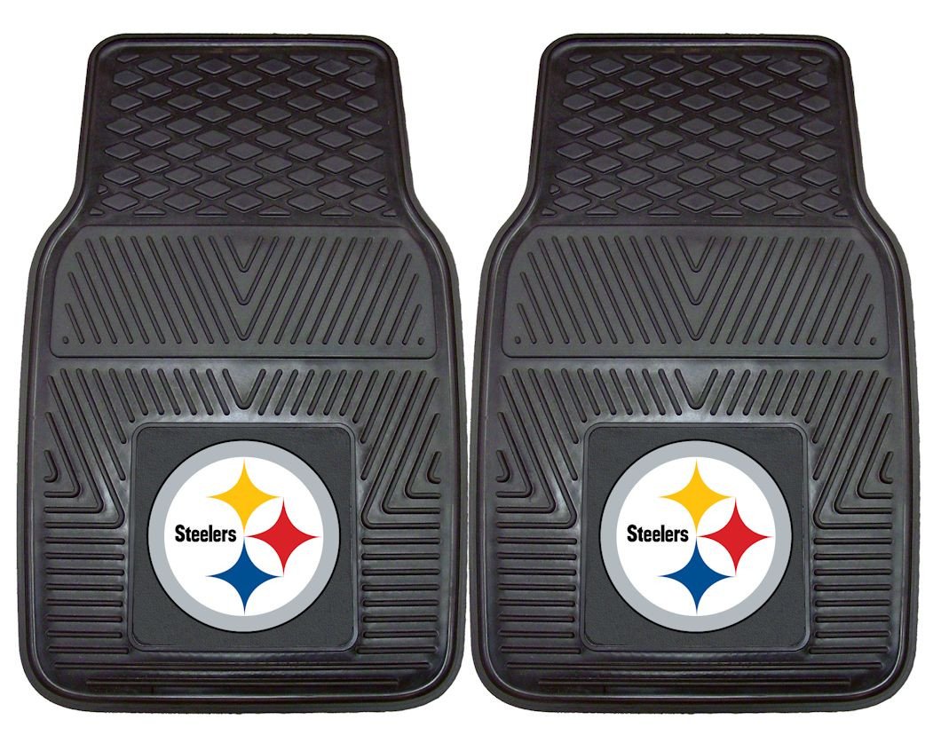 Pittsburgh Steelers Heavy Duty 2 Piece Vinyl Car Mats