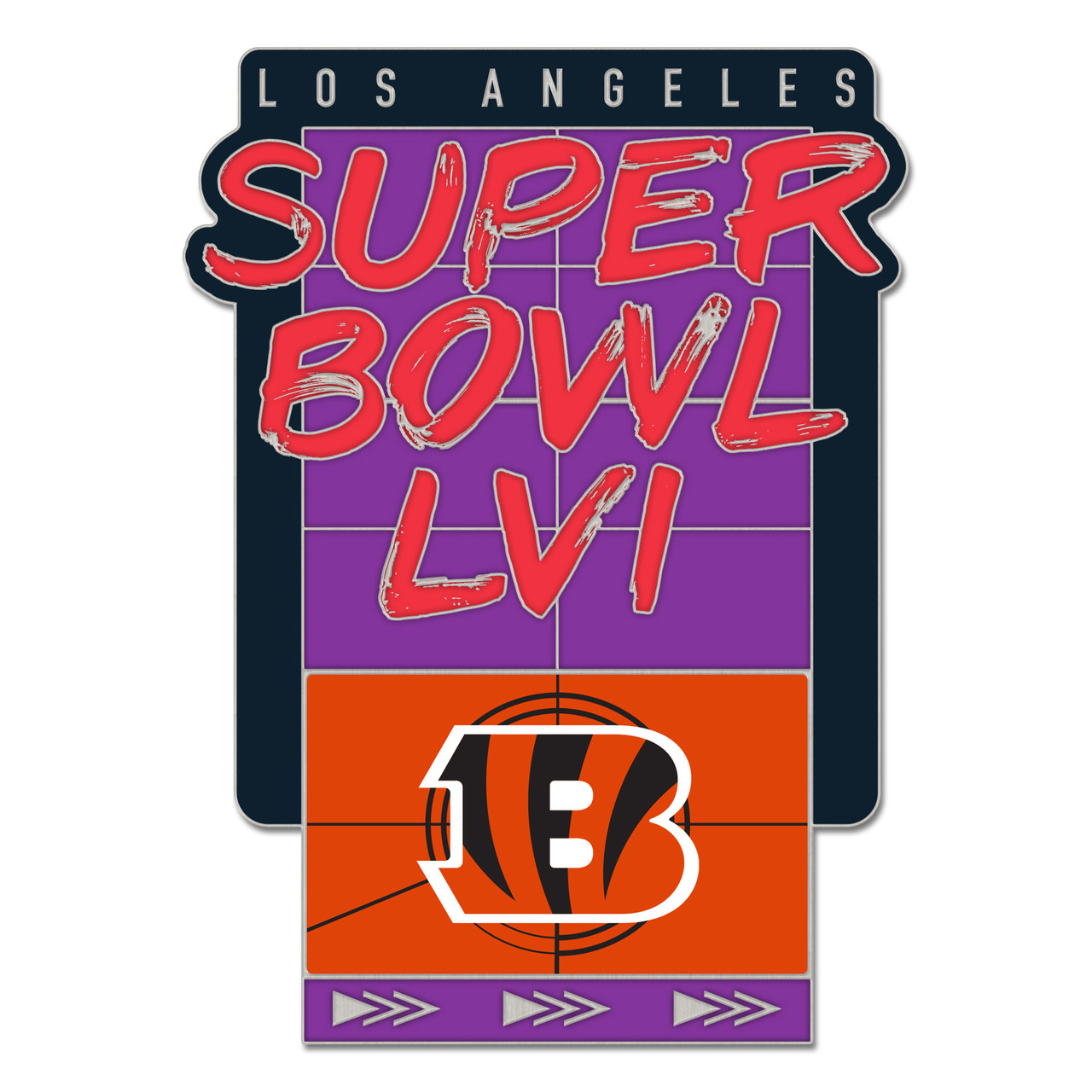 Cincinnati Bengals Super Bowl LVI Trading Pin