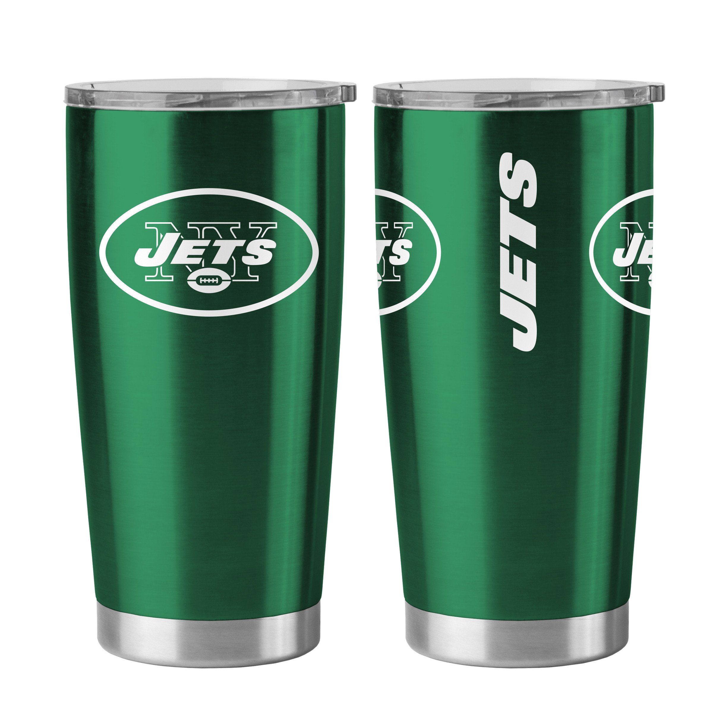 New York Jets Travel Tumbler 20 oz Ultra Flared Green
