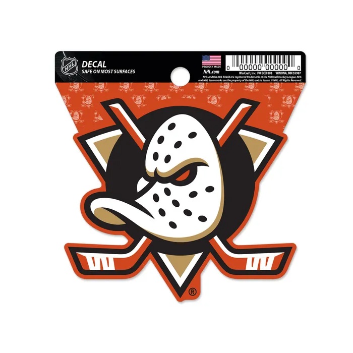 Anaheim Ducks Clean Cut Decal 3x4"