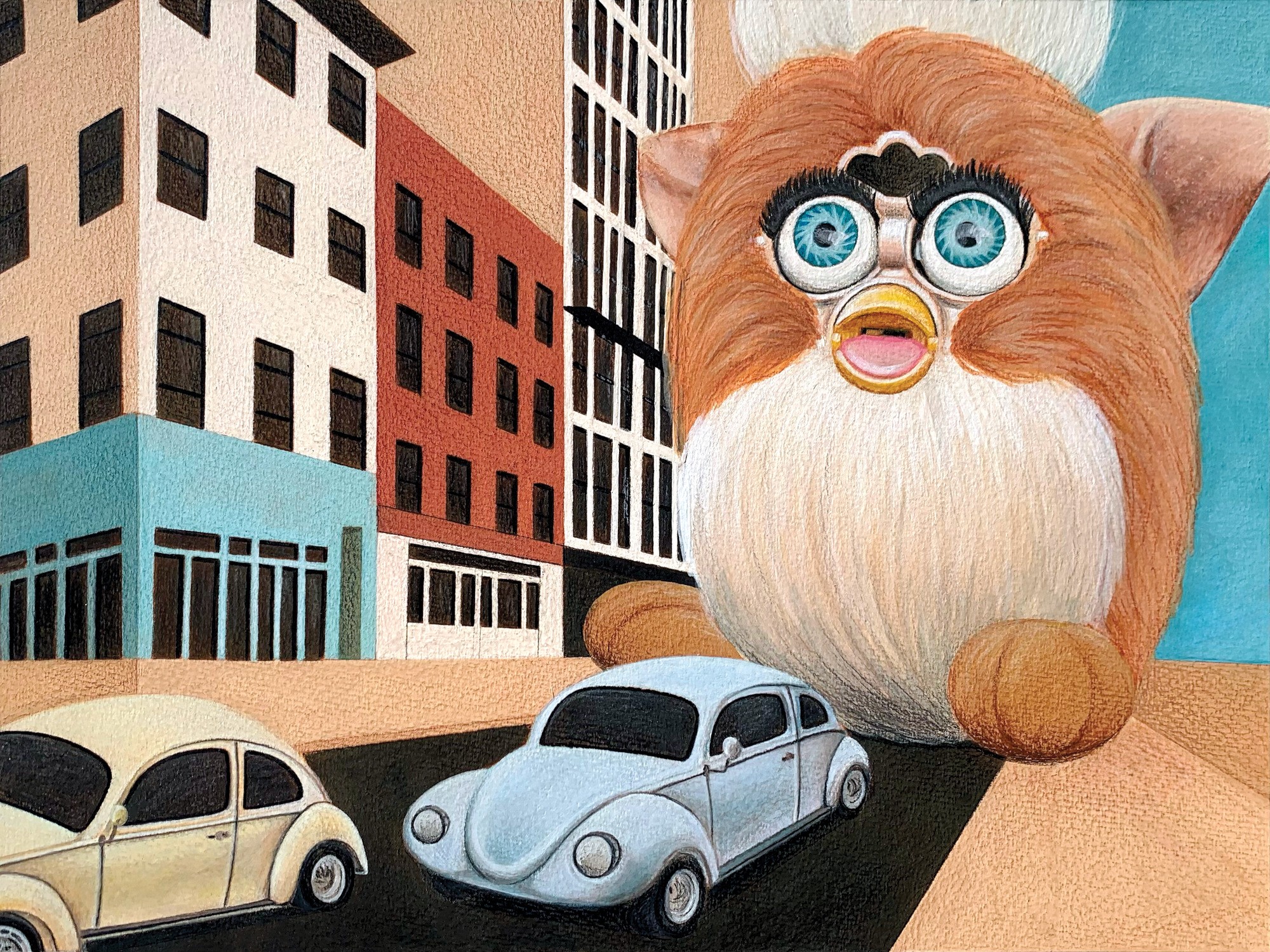 FURBZILLA (11 x 8.5 inch Print)