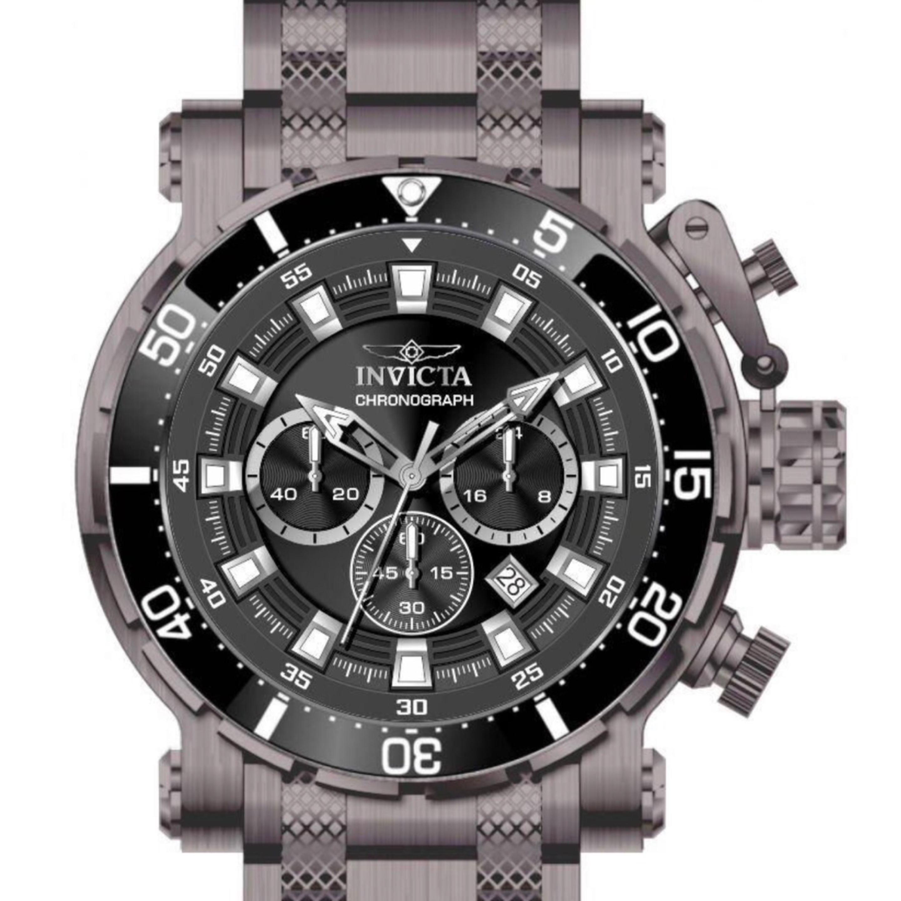 Invicta Coalition Forces Men 52mm Stainless Steel Brown