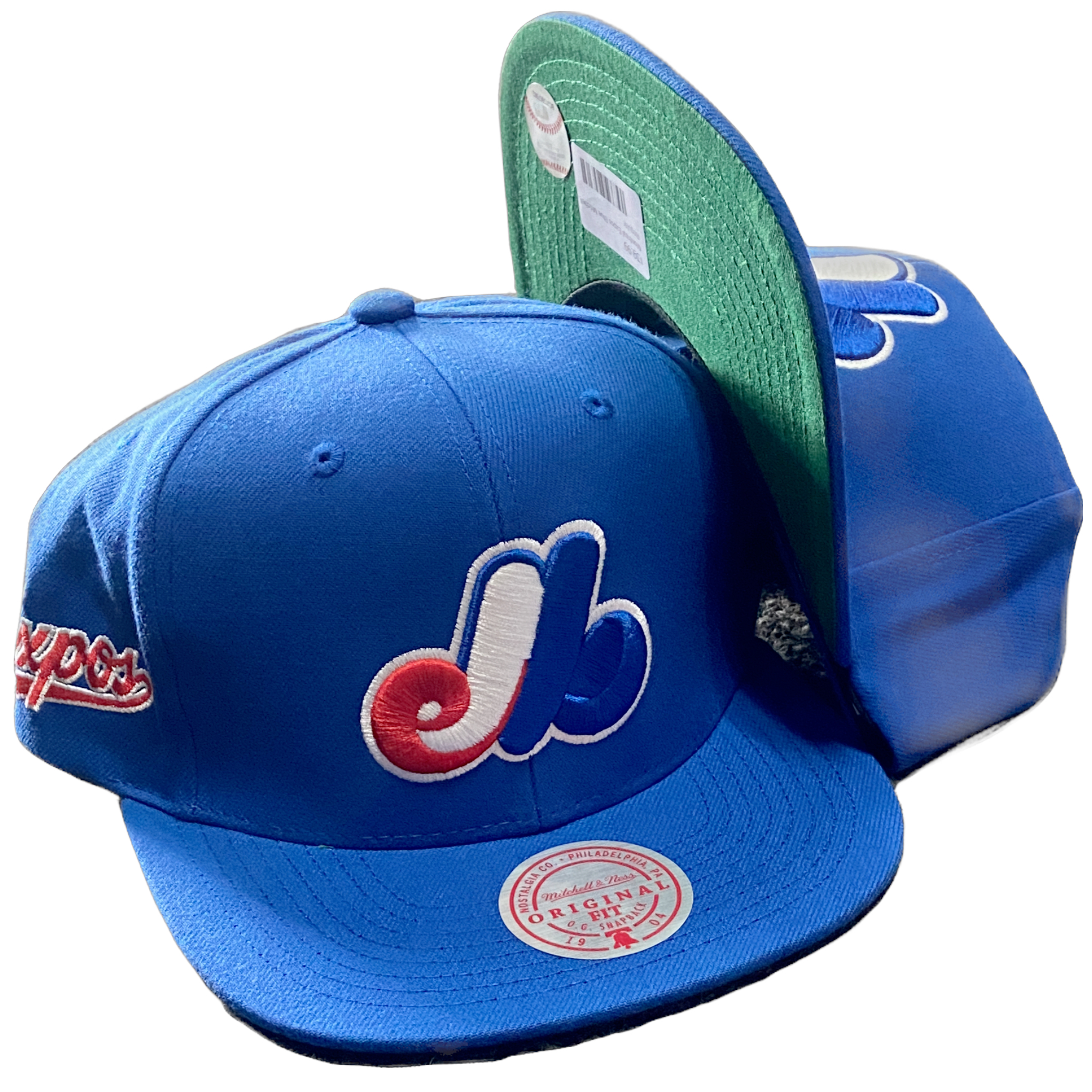 Montreal Expos Blue Mitchell and Ness Snapback Hat