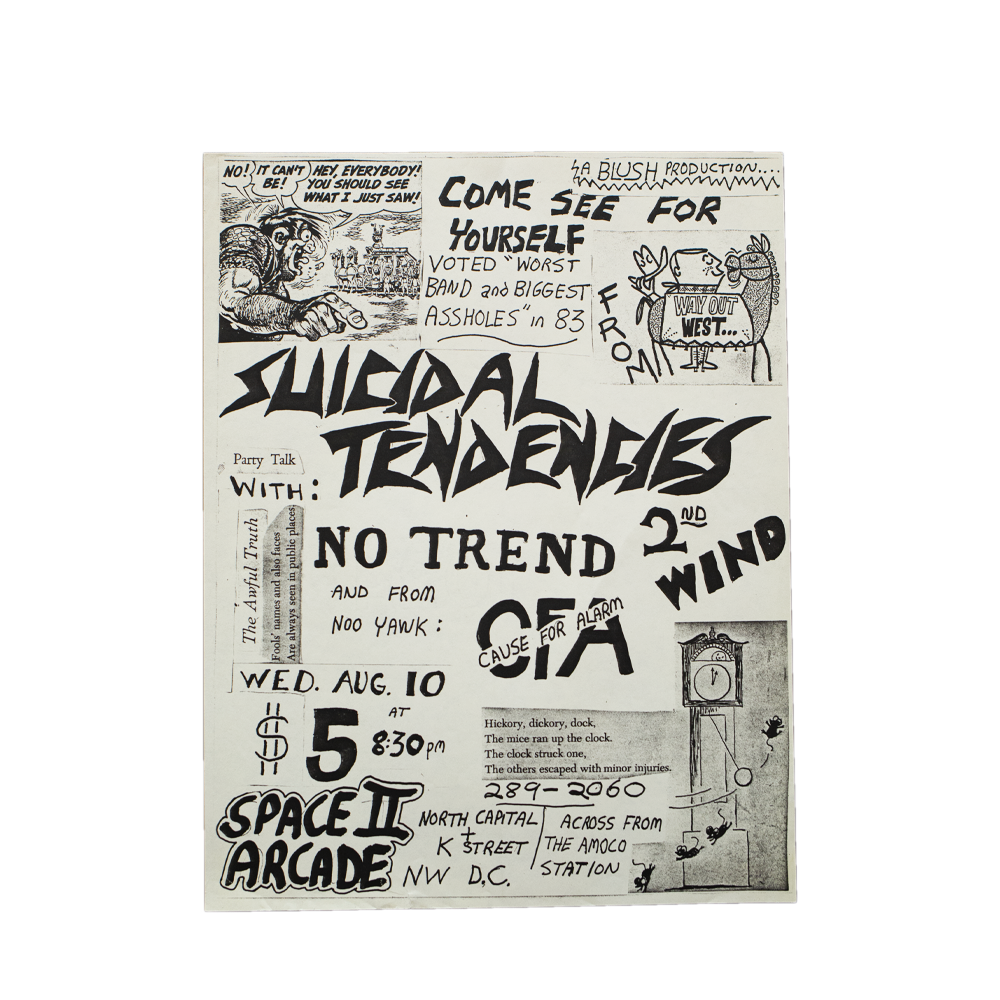 Suicidal Tendencies - Space II Arcade [Handbill]
