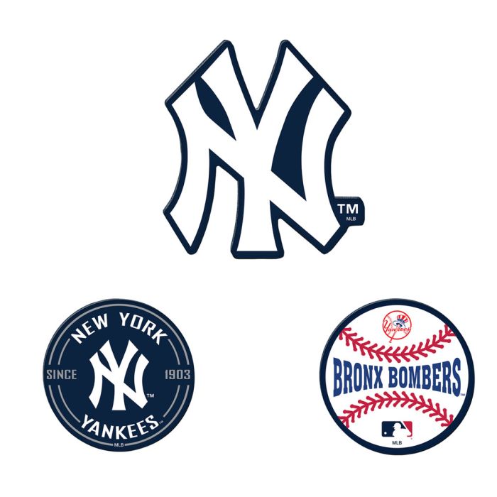 New York Yankees Premium Acrylic Magnets 3pack