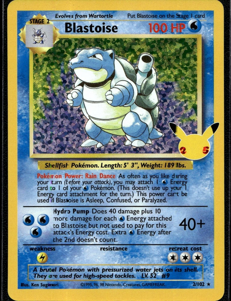 Blastoise - CEL25CC 2/25