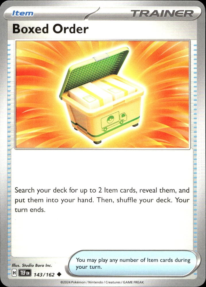 Boxed Order - SV05 143/162