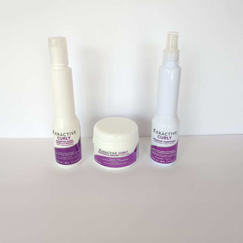 Nutrapel Keráctive Curly Complete System Kit (3-Piece)