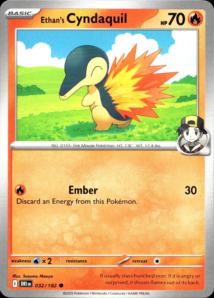 Ethan's Cyndaquil - SV10 32/182