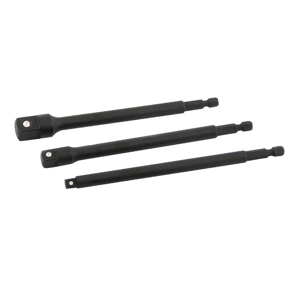 3 Piece Impact Grade Socket Adapter Set