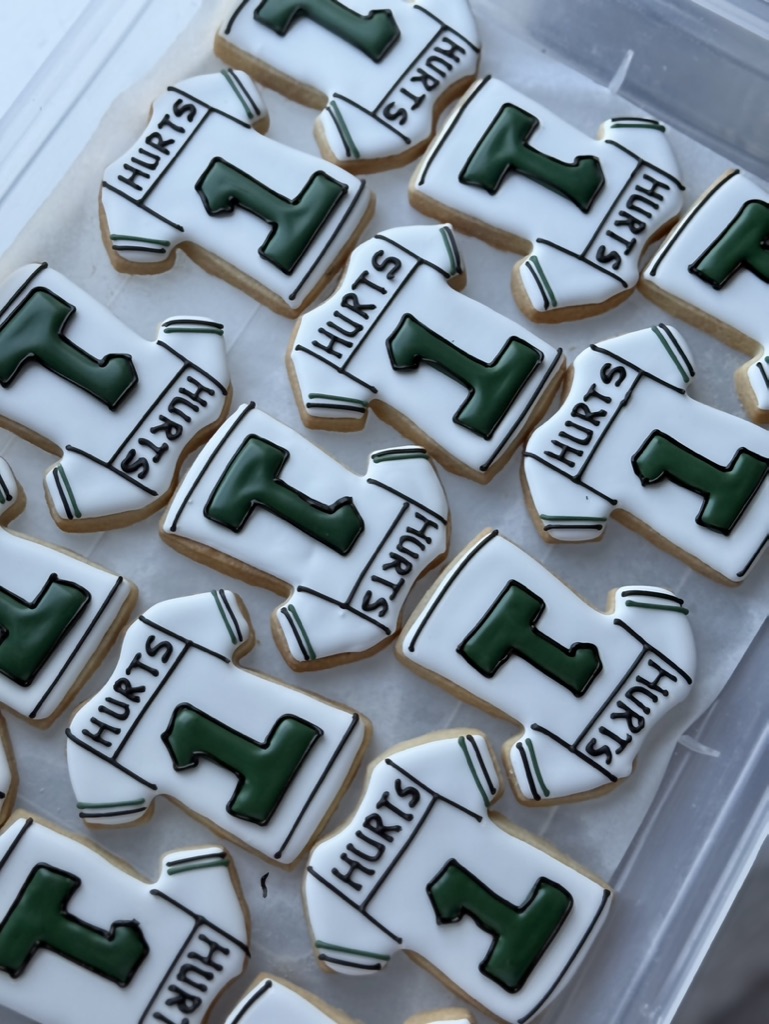 Eagles Jersey Cookies