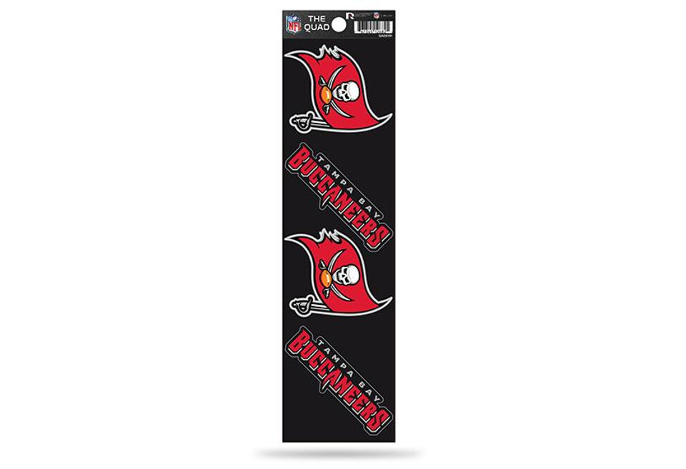 Tampa Bay Buccaneers Quad Decals