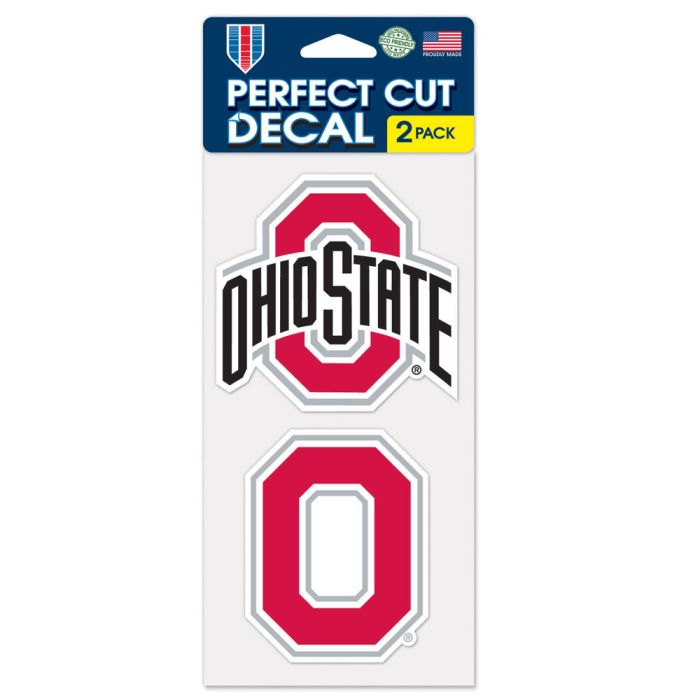 Ohio State Buckeyes Perfect Cut Decals 2 pack