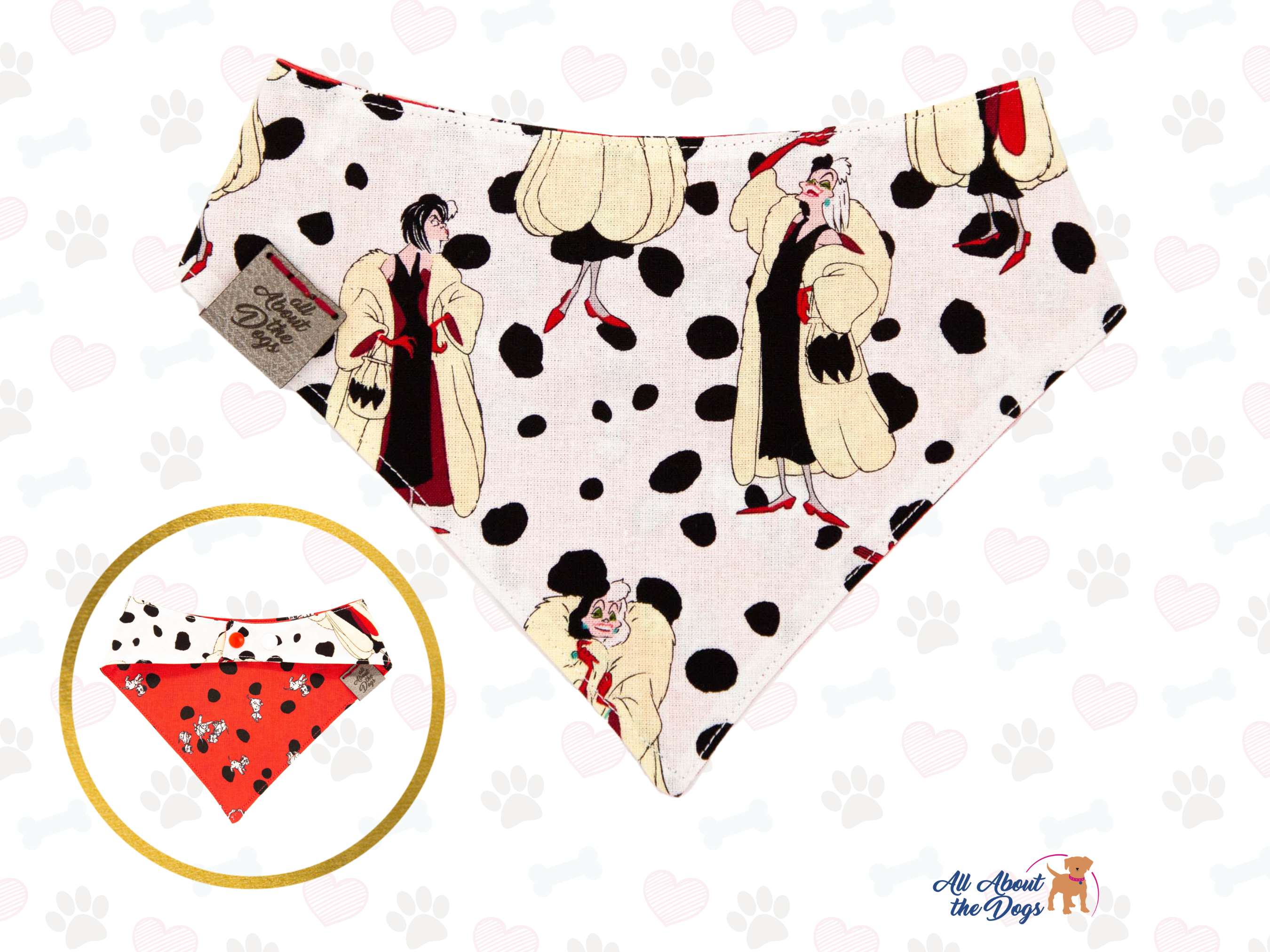 White Cruella Dalmatian