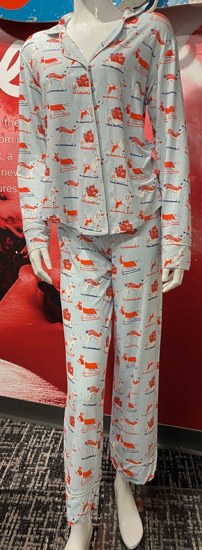 Ski Dogs Pajama Set