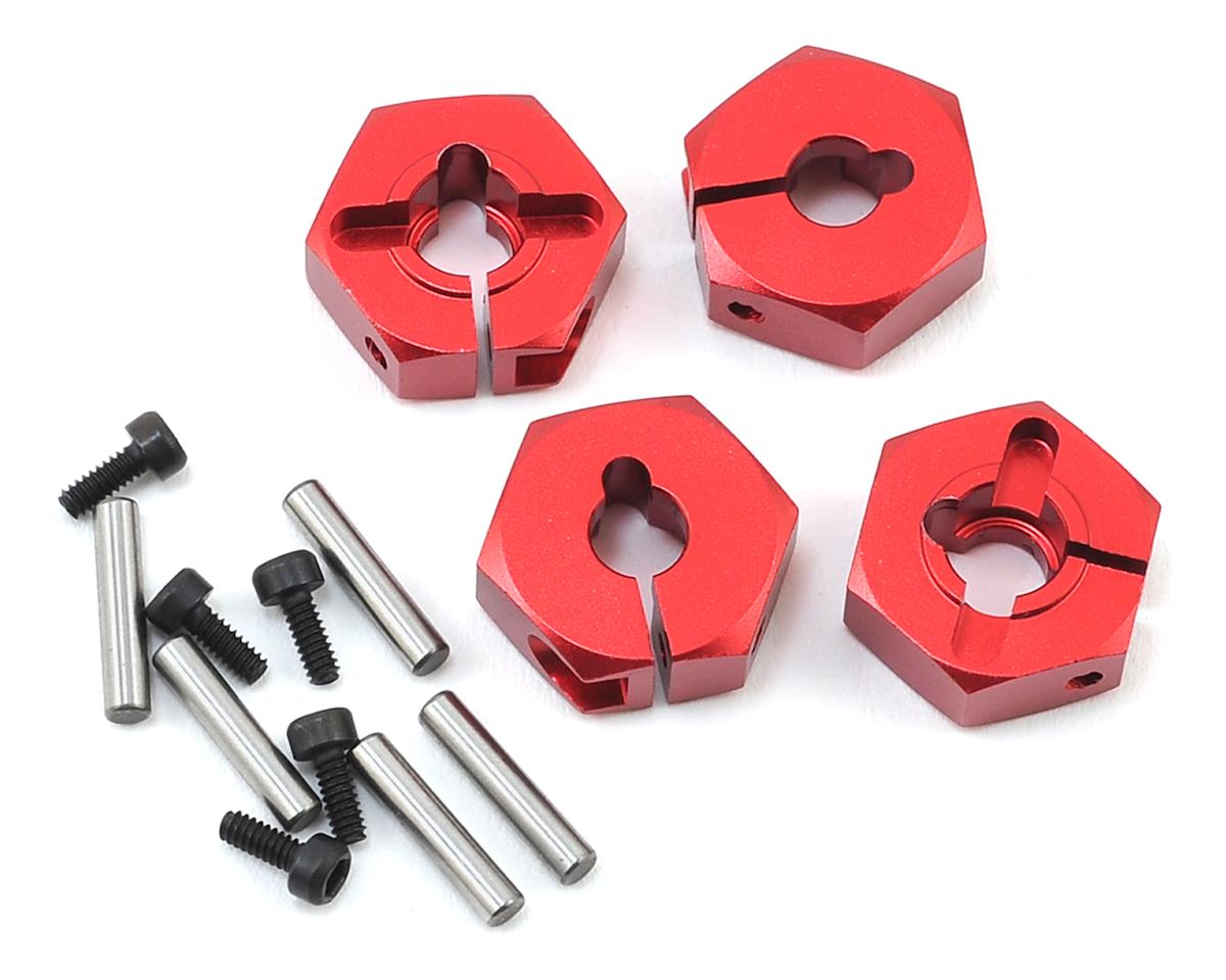 MST Alum. Hex Wheel Hubs 4mm (red) (4) 820044R