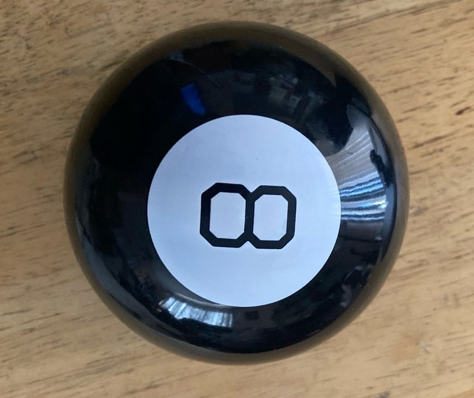 Magic 8 Ball Ask A Question and Let it give you an Answer Game Fun
