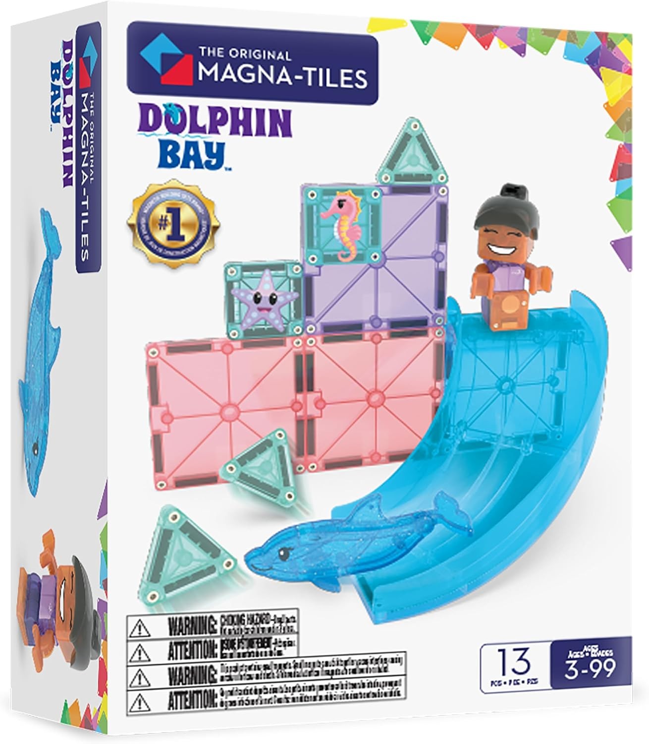 Magna-Tiles Dolphin Bay 13-Piece Set