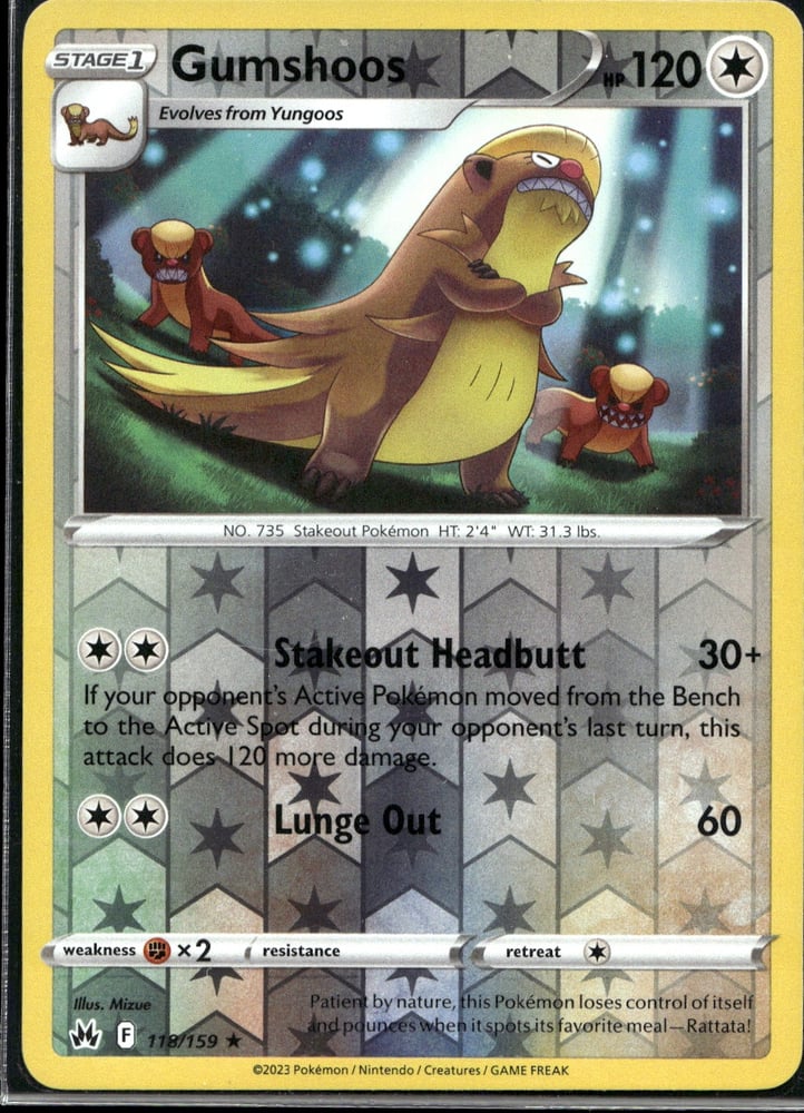 Gumshoos - SWSH12.5 118/159