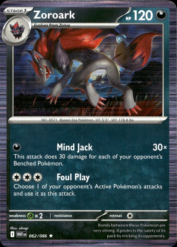 Zoroark - SV10.5W 62/86