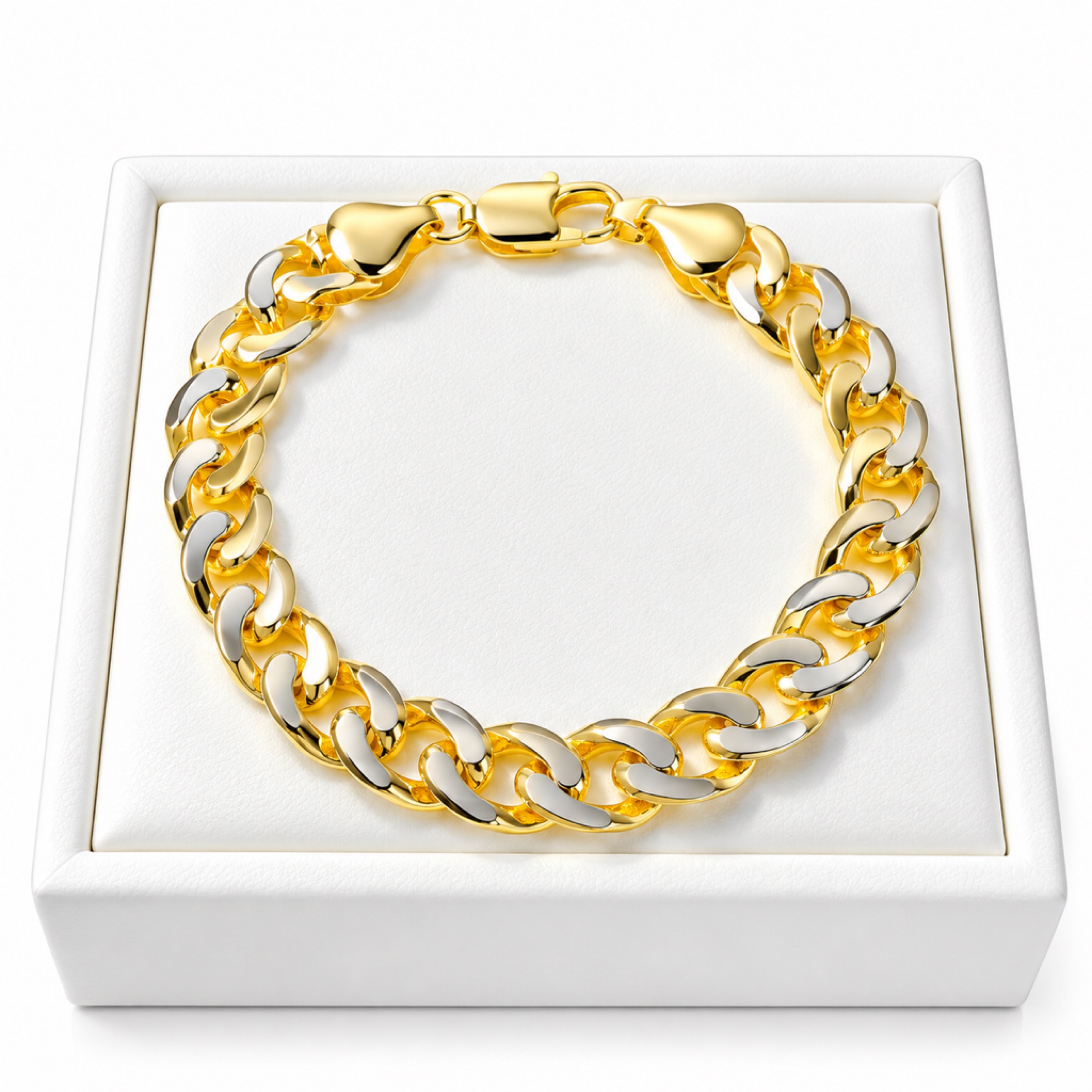 Curb Cuban  Bracelet /10mm