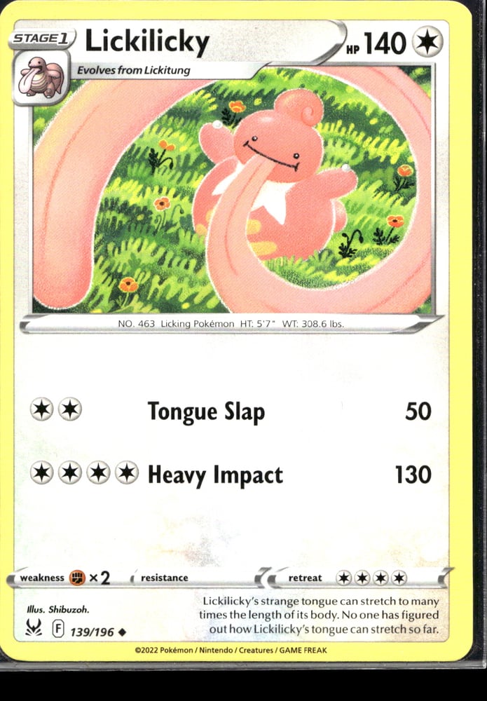 Lickilicky - SWSH11 139/196