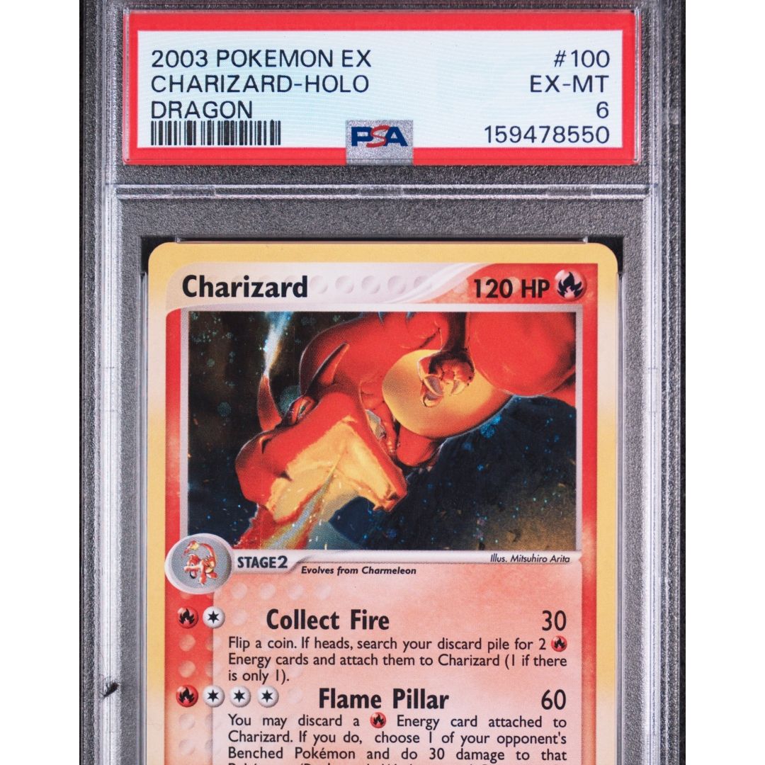 Psa 6 Charizard Ex Dragon Holo Graded Card