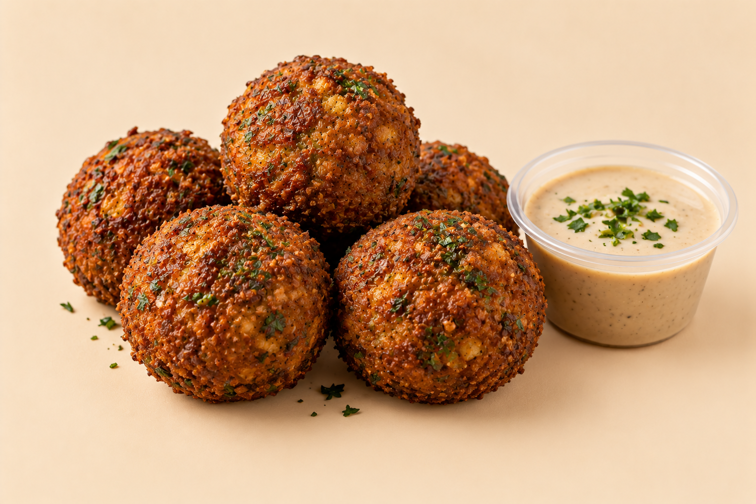 5 Falafel Balls Tahini