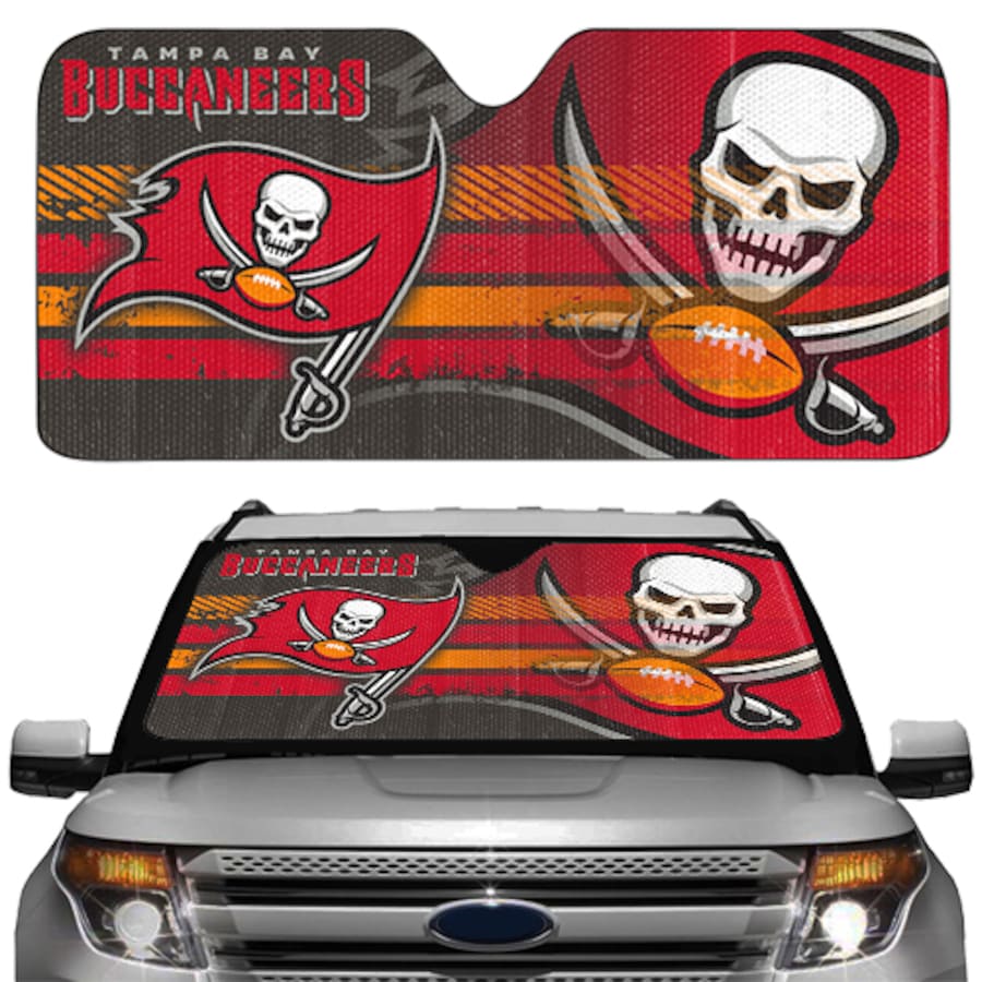 Tampa Bay Buccaneers Auto Sun Shade 59x27"