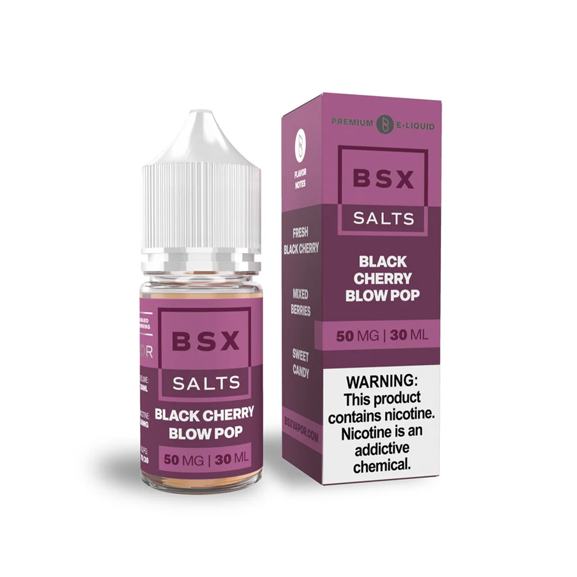 BSX Black Cherry Blow Pop 50mg