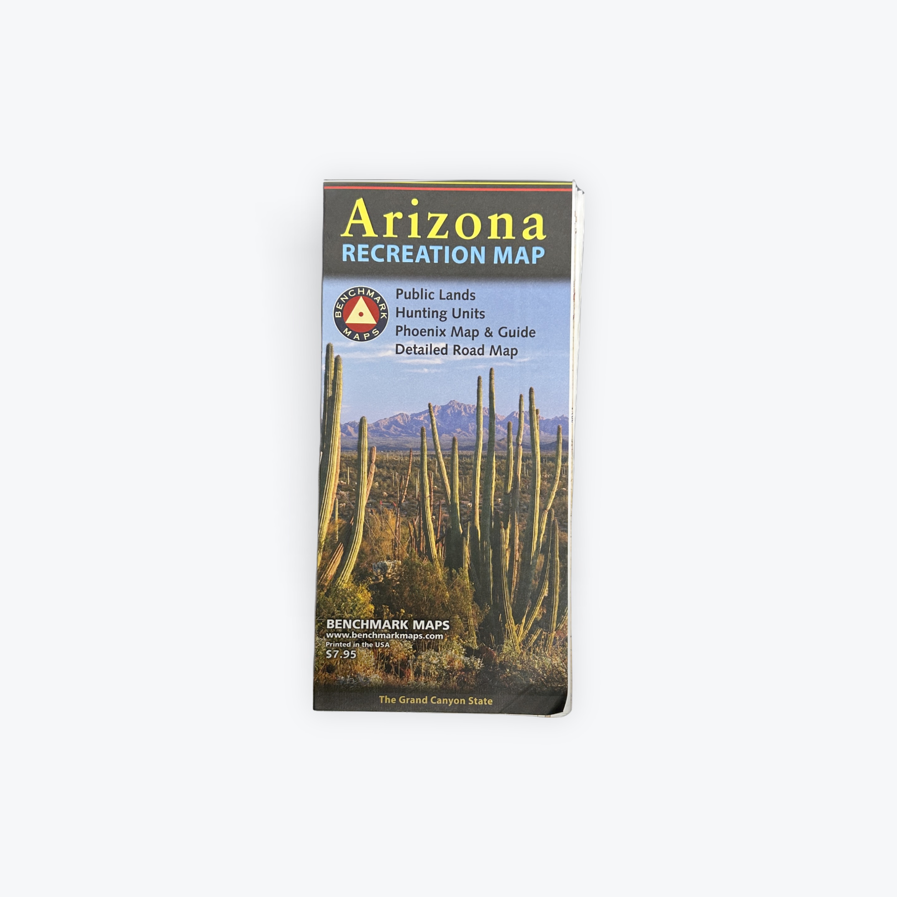 Arizona Recreation Map (Blk Top w/Blue Botttom) ***