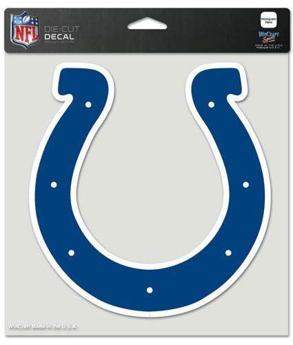Indianapolis Colts Perfect Cut Decal 8x8"