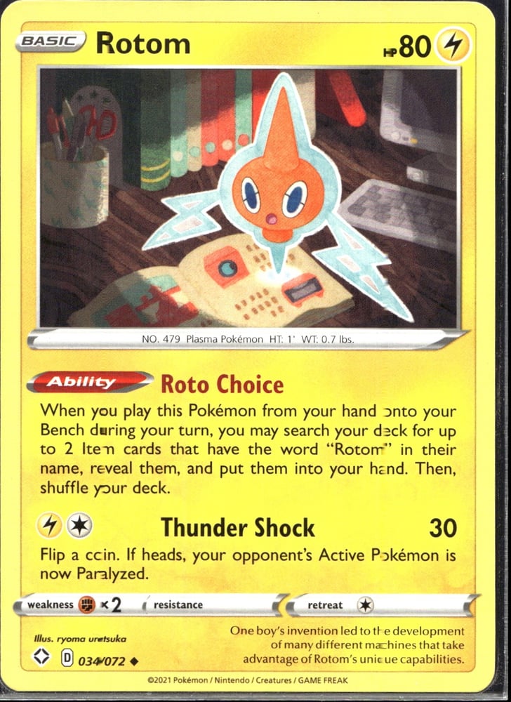 Rotom - SWSH4.5 34/72