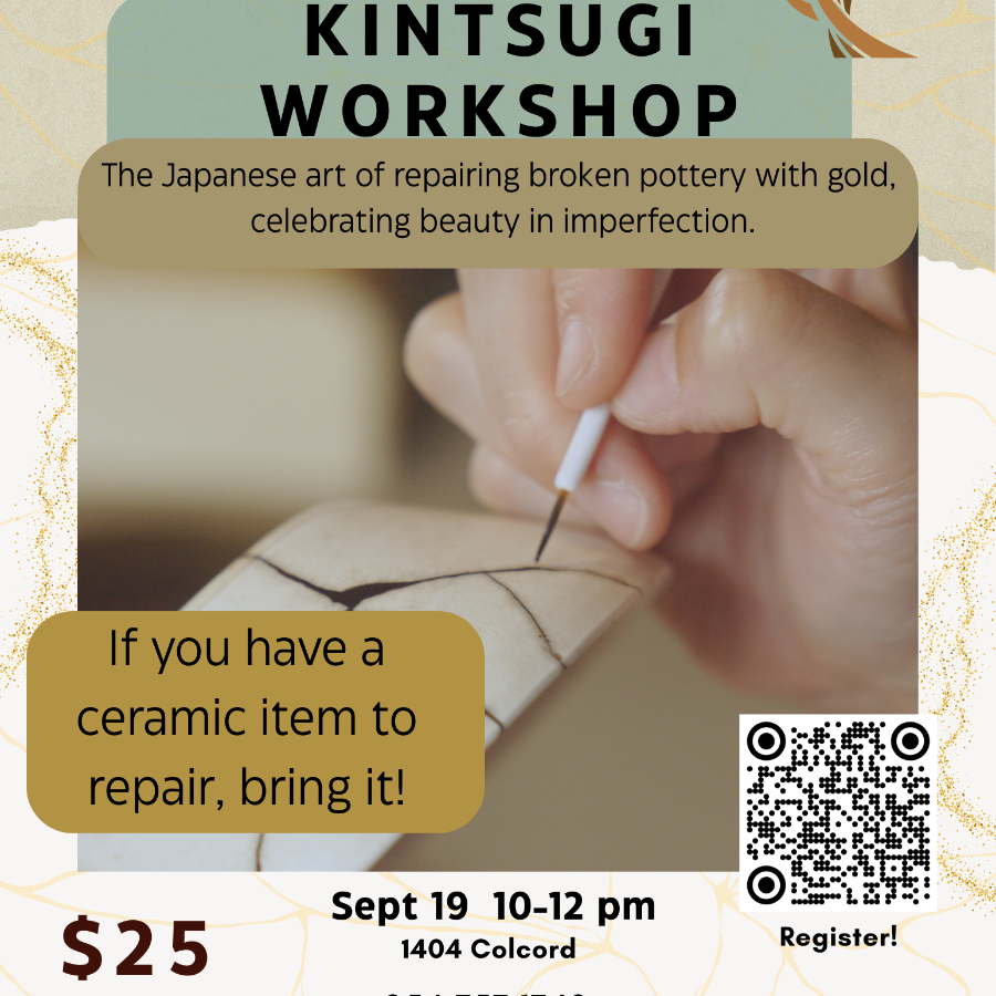 Fair Trade Workshop: Kintsugi  Sept 19