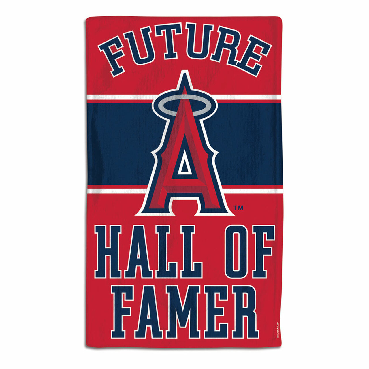 Los Angeles Angels Baby Burp Cloth 10x17"