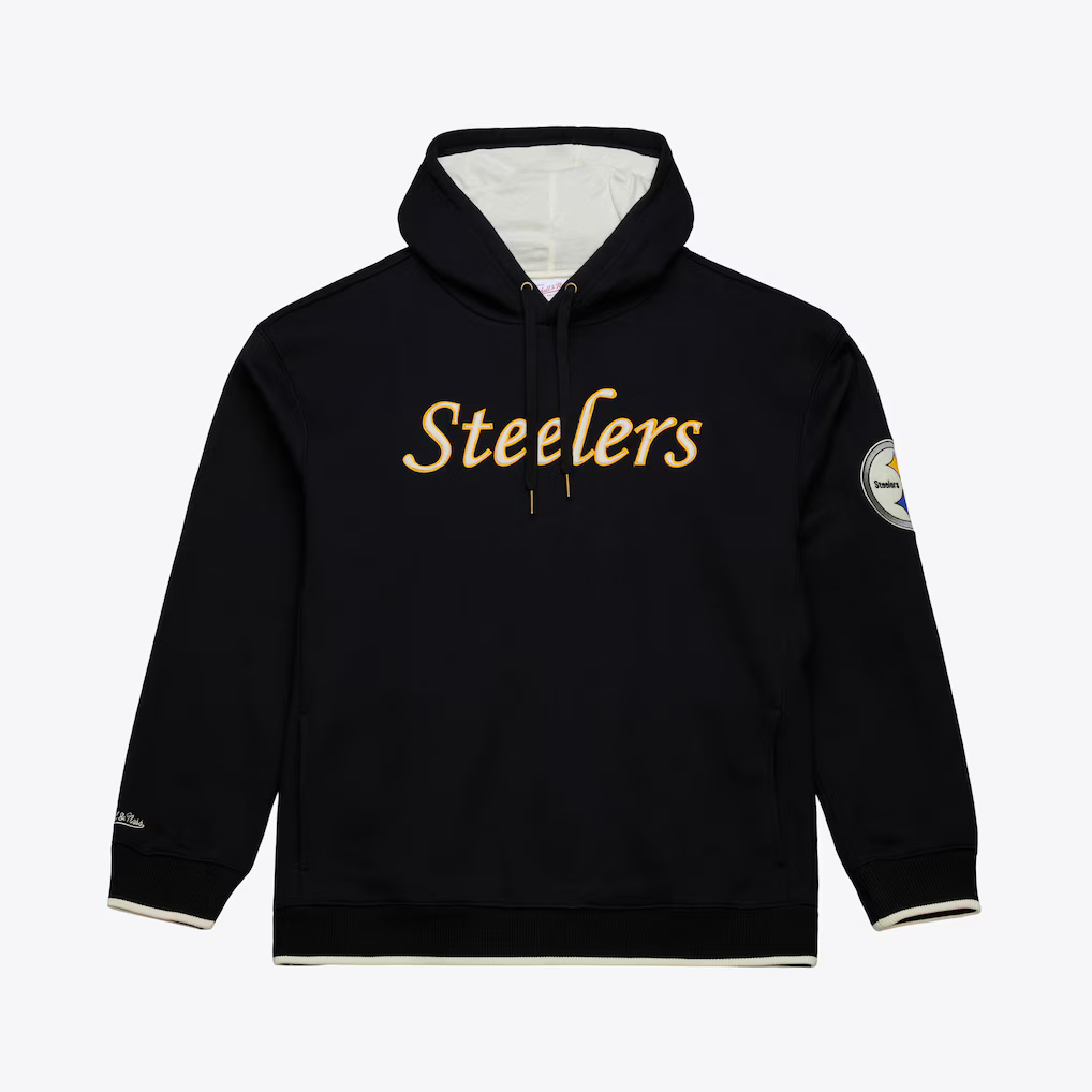 Pittsburgh Steelers Team Legacy Mitchell and Ness Hooded Sweatshirt